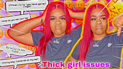 Lets Talk Thick Girl Problems😭 Very Relatable “your Actually Fat Not Thicc😡 Miss Fcaramel