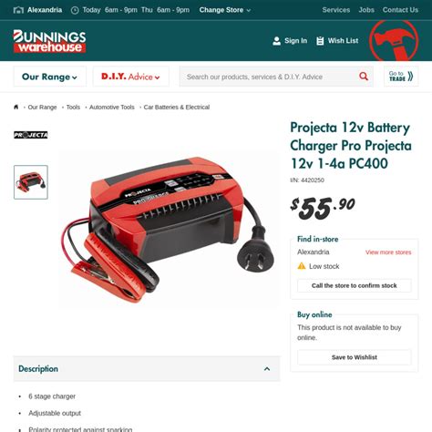 You charge them up by plugging them into the mains and then wait until you need them. Projecta 12V 4amp Battery Charger $55.90 @ Bunnings ...