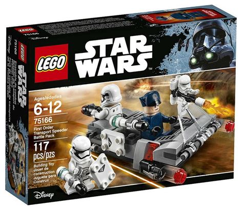 Lego Star Wars First Order Transport Speeder Battle Pack Set 75166 Toywiz