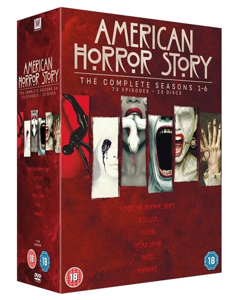American Horror Story Dvd Ahs Season 1 6 Complete Tv Series Hmv Store