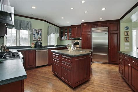 Color Schemes With Cherry Cabinets Kitchen Color Schemes With Cherry