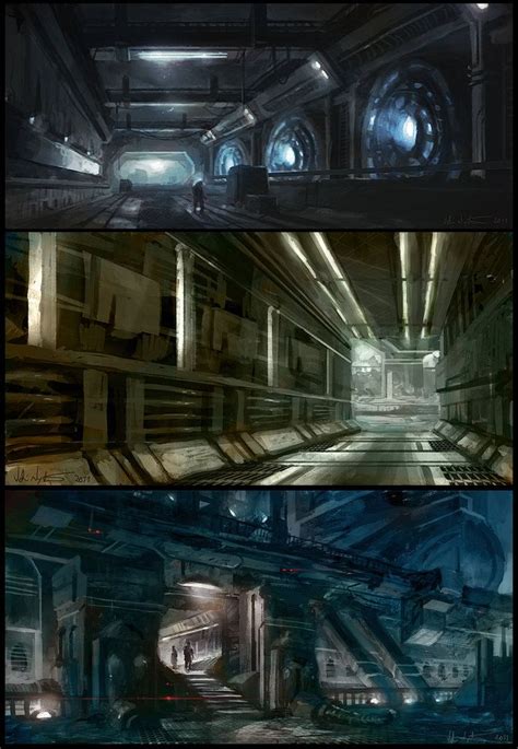 Manually processing and aggregation artworks into the thematic digital art galleries. Spaceship Interiors pt. 1 by Vablo on deviantART ...