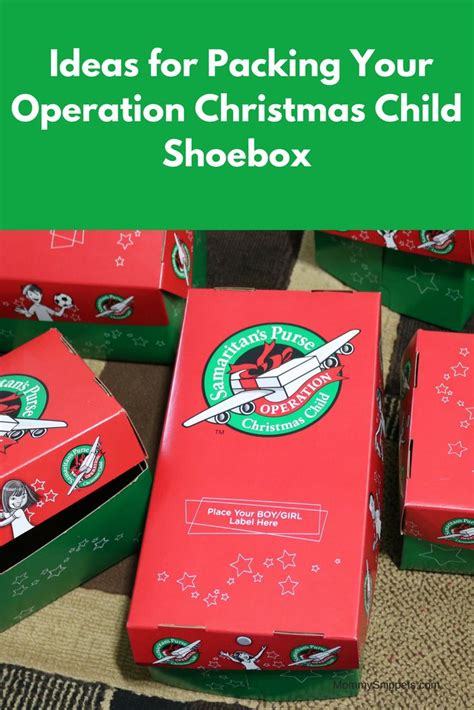 Printable Checklist Ideas For Packing Your Operation Christmas Child