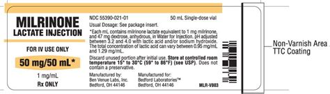 Milrinone Fda Prescribing Information Side Effects And Uses