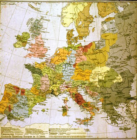 15th Century Europe Map