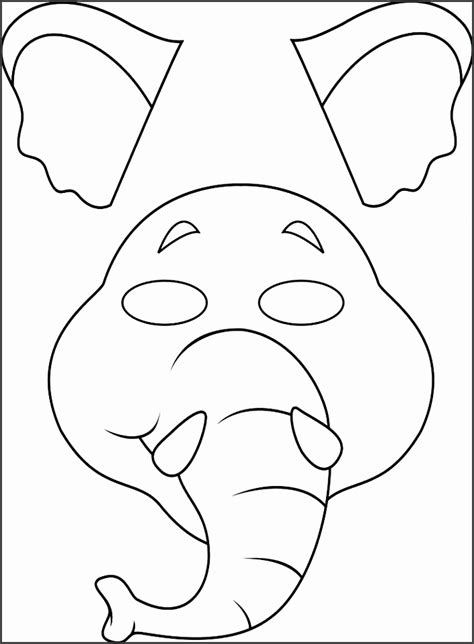 10 Zoo Animal Mask Templates Sampletemplatess Sampletemplatess