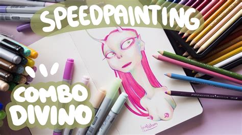 Copic Prismacolor Speedpainting Youtube