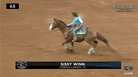 sissy winn s 16 24 in semifinal b is fastest of rodeo fort worth stock show and rodeo youtube