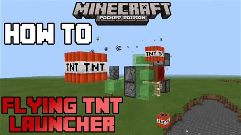 7 new ways to craft tnt in minecraft. HOW TO MAKE A FLYING TNT LAUNCHER/TNT CANNON IN MCPE 0.15 ...