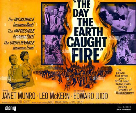 THE DAY THE EARTH CAUGHT FIRE Bottom L R Edward Judd Janet Munro