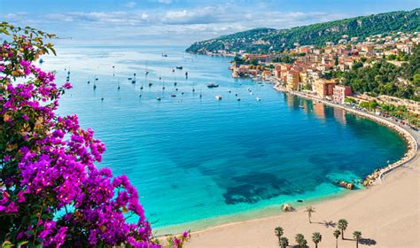 Villefranche Sur Mer French Riviera Coast Stock Photo Download Image