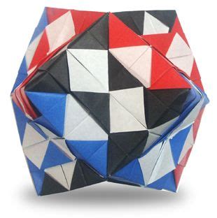 Check Trisoctahedron origami instructions. | Origami ...