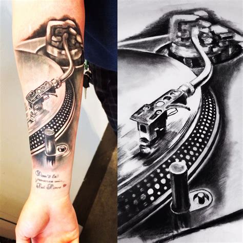 Record Player Tattoo Music Tattoo Sleeves Music Tattoos Record
