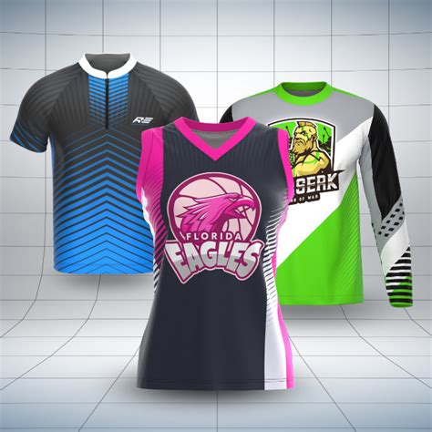 clothing  apparel mockups realistic team jersey mockups