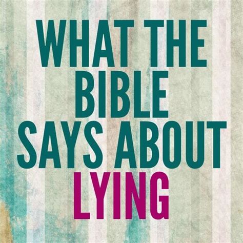 What The Bible Says About Lying LetterPile