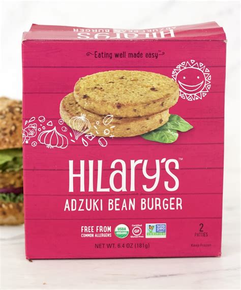 Hilary S Veggie Burgers Gluten Free Vegan Soy Free Nut Free