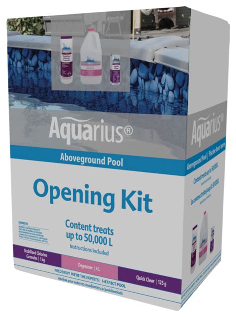 Aquarius Purox Above Ground Pool Opening Kit Aquarius Store