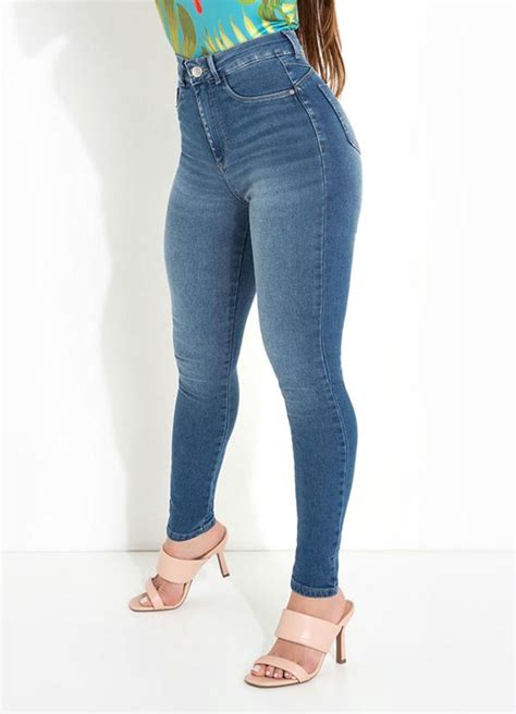 Calça Jeans Push Up Com Bolsos Traseiros Sawary Sawary Jeans