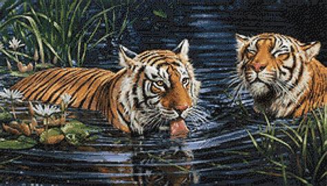 Tigers Cs X Inches Crafting Spark Diamond Painting Kit