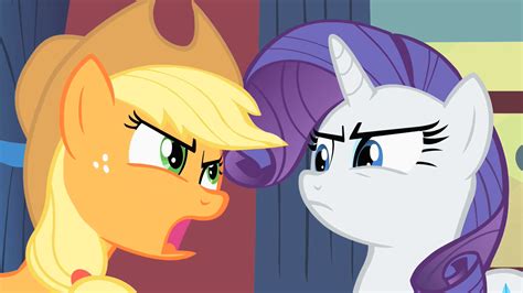 Image Rarity And Applejack S1e21png My Little Pony Friendship Is