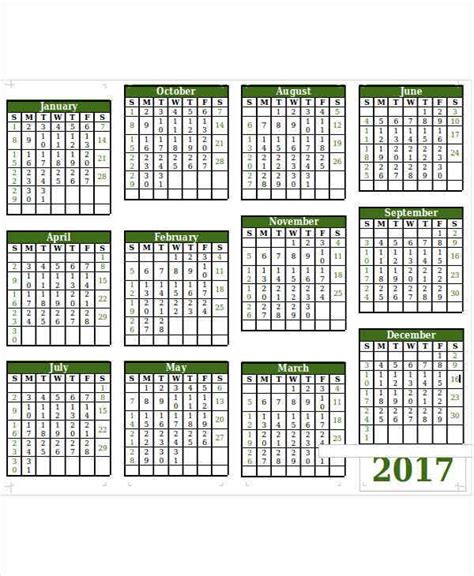 planning calendar template   word  format