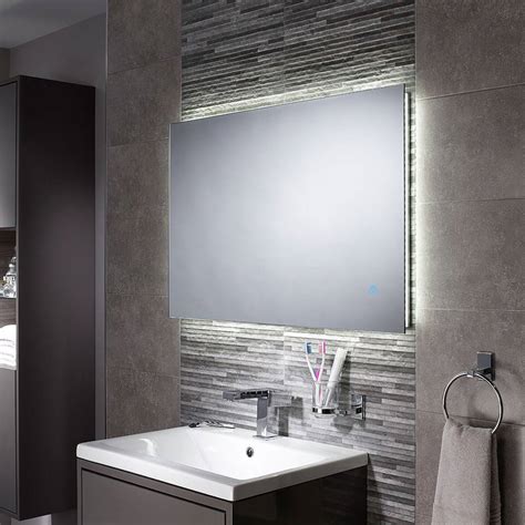Sensio Eden 900mm Wide Backlit Led Mirror With Touch Switch
