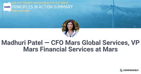Madhuri Patel — Cfo Mars Global Services Vp Mars Financial Services At Mars Comparably