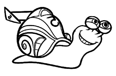 Dessin hugo l escargot gratuit a imprimer a hugo lescargot coloriage. Turbo free to color for children - Turbo Kids Coloring Pages