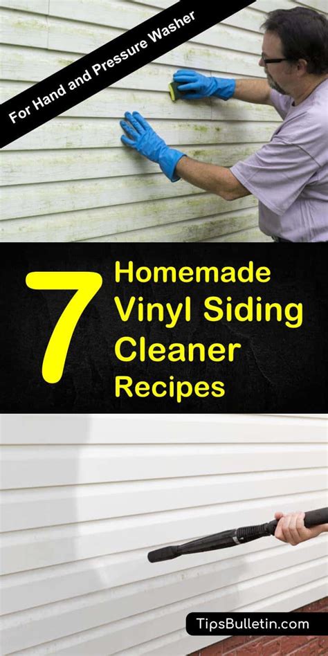 Before you start spraying, make sure. 7 Homemade Vinyl Siding Cleaner Recipes