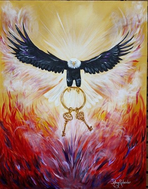 Eagle Rising By Amy Rylander Prophetic Painting