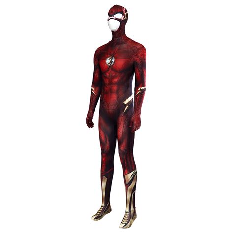 The Flash 2023 Movie The Flash Barry Allen Zentai Suit Cosplay Costume Winkcosplay