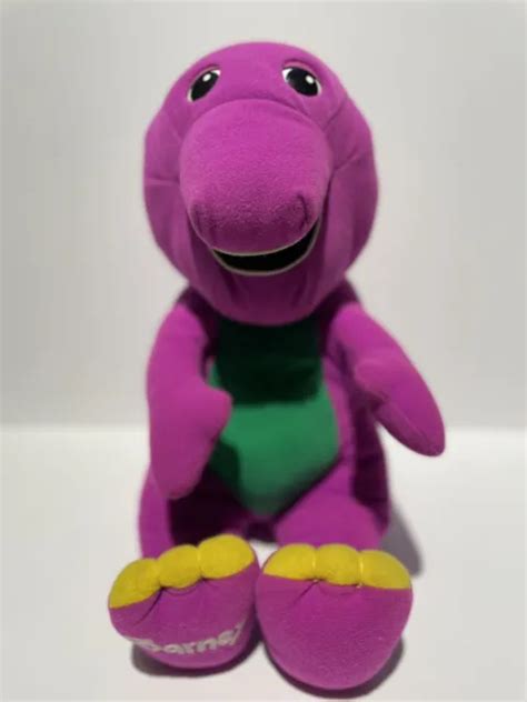 Vintage 1996 Playskool Talking Barney Dinosaur 18 Interactive Stuffed