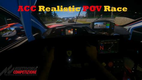 Acc Realistic Pov Gt Race On Triple Monitors Setup Assetto Corsa