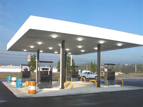 Weather events such as rain we then work with gas station canopy manufacturers and professional engineers to obtain stamped engineered drawings for canopy design according to. Steel Canopy Applications: Form & Function | Panel Built