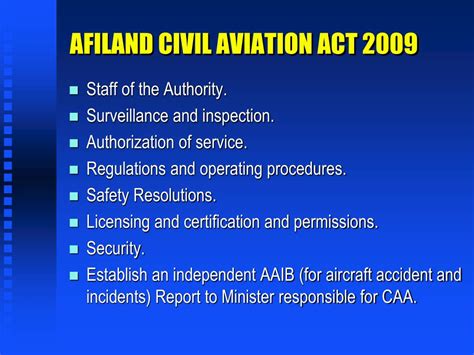 The civil aviation act 1969 (malay: PPT - ICAO -ACIP WORK SHOP PowerPoint Presentation, free ...