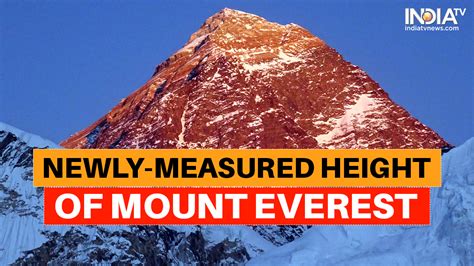 Mount Everest Newly Measured Height Mount Everest New Height 884886