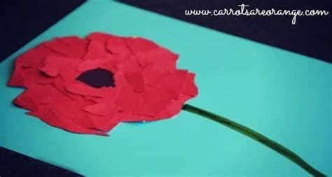 Easy & Fun Red Poppy Craft & Other Remembrance Day Activities