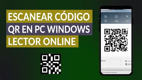 ¿cómo Escanear Un CÓdigo Qr Con El Pc Lector Qr Online Youtube