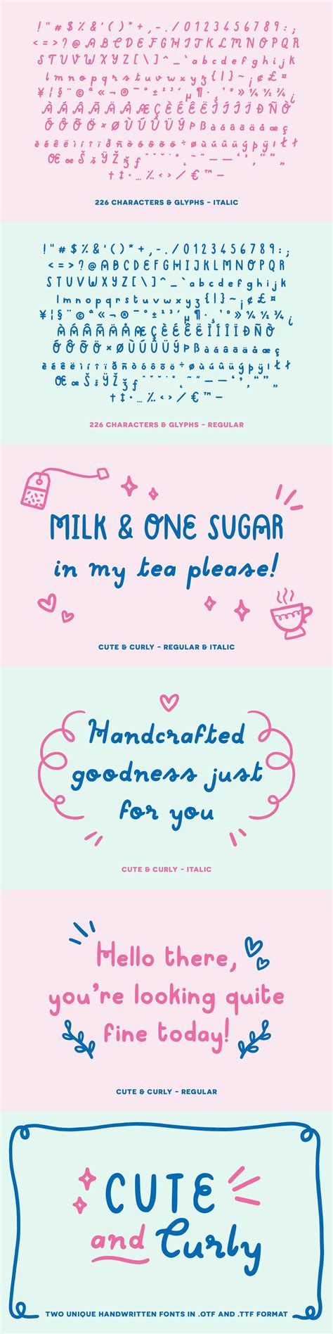 Free fonts for commercial use · new & fresh fonts · most popular fonts · alphabetic fonts · largest font families · trending fonts. Cute & Curly handwritten fonts in 2020 | Free handwritten ...