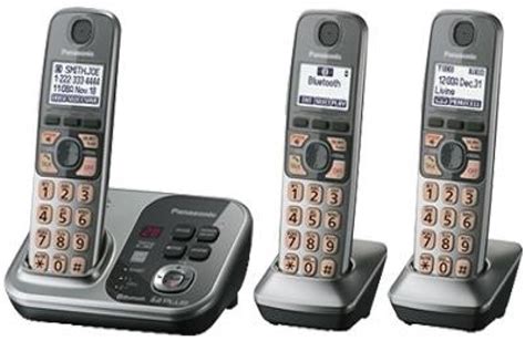 Panasonic Pa Kx Tg7733 Cordless Landline Phone With Answering Machine