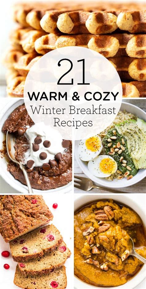 21 Warm And Cozy Winter Breakfast Recipes Winter Breakfast Healthy