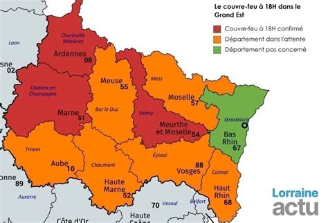 Les services de l'état dans le var sont présents sur twitter. Couvre-feu à 18h dans le Grand Est : les départements ...