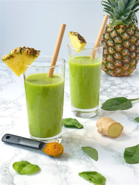 Pineapple Turmeric Anti Inflammatory Smoothie Recipe Anti