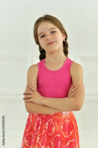 Cute Little Girl Posing Stock Photo And Royalty Free Images On