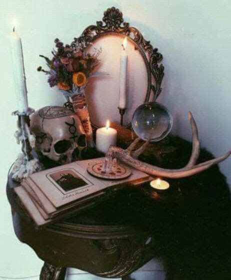 Altar Inspo Autel Wiccan Magick Witchcraft Witchy Room Witchy Decor