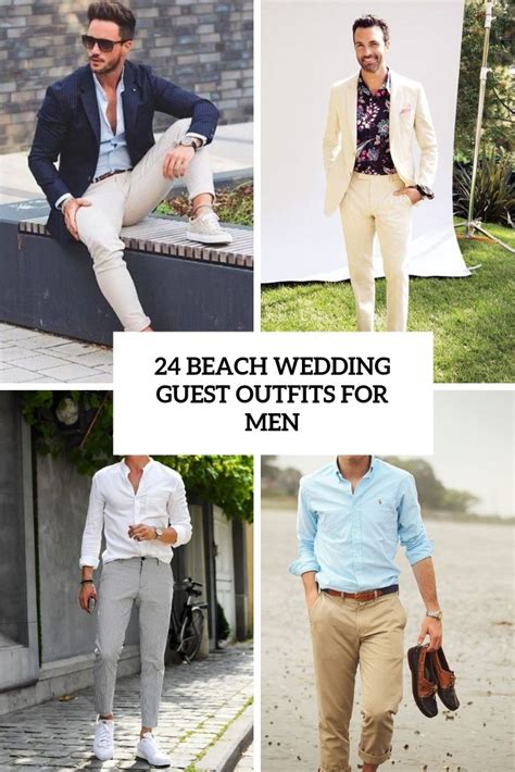 Mens Casual Wedding Guest Attire Summer 22 Summer Beach Wedding Guest Outfits For Men Attire