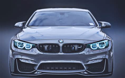 Download Wallpapers Bmw M4 Front View Hdr F82 Bmw 4 Series
