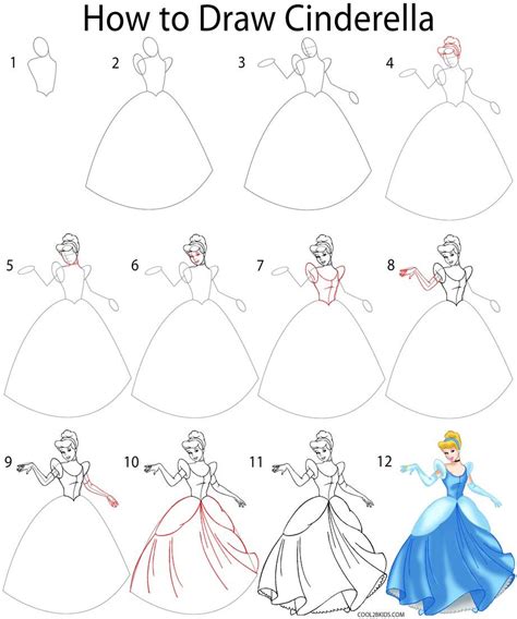 Disney Princess Drawing Step By Step - Pin by Daisy Lopez on 드로잉 | Disney drawing tutorial, Easy disney