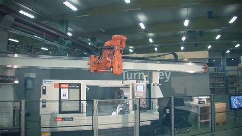 Abb Robotics 5 Axis Robot On Linear Gantry In Action Youtube