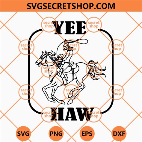 Yee Haw Western Cowgirl Svg Yee Haw Meme Cowgirl Svg Yee Haw Cowgirl Song Svg Svg Secret Shop